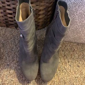 Gray michael kors boots